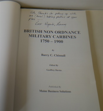 British Non-Ordnance Military Carbines 1750-1900