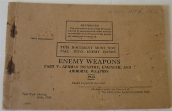 Enemy Weapons Part V ? German Infantry, Engineer, And Airborne Weapons