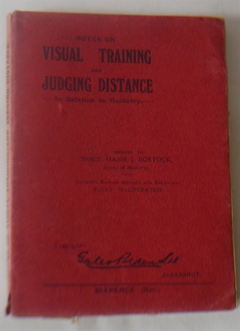Notes on Visual Training and Judging Distance in Relation to Musketry
