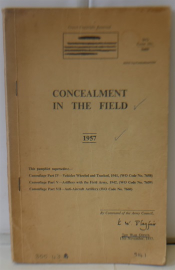 Concealment In The Field 1957
