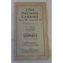 Sten Machine Carbine 9mm. Mk. II and Mk. III