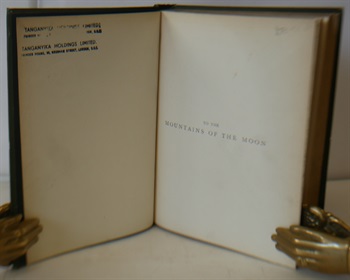 TO THE MOUNTAINS OF THE MOON; Being an account of the modern aspect of Central Africa, and of some little known regions traversed by the Tanganyika Expedition, in 1899 and 1900