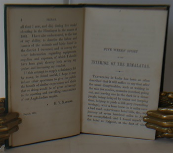 Five Weeks Sport In The Interior Of The Himalayas Together With A Description Of The Game Found There, Also A few Hints regarding Equipment etc