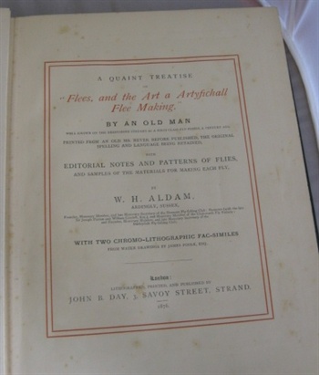 A Quaint Treatise On "Flees And The Art A Artfichal Flee Making"